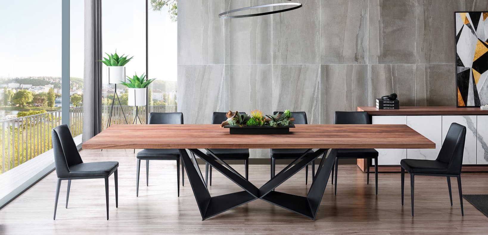 timber dining table in Melbourne